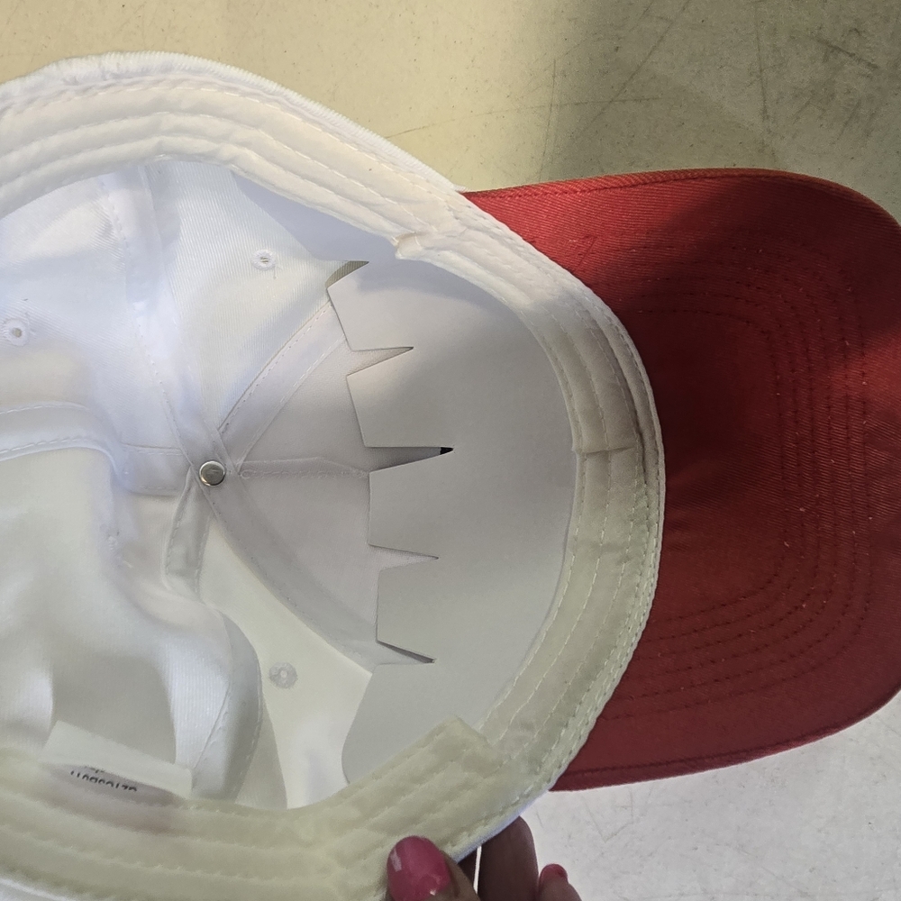 Awesome Dad Kids Cap - Red and White - Picture 3 of 4